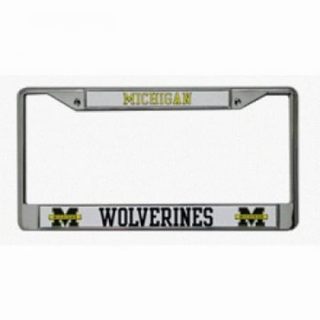 - Michigan Wolverines Chrome Frame