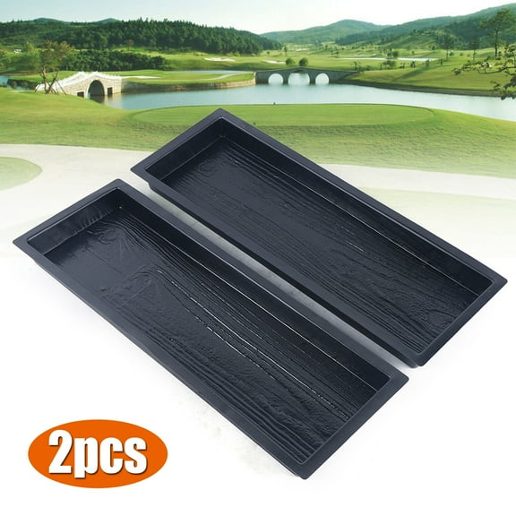 Fichiouy DIY Reusable Concrete paving mold, 2 pcs