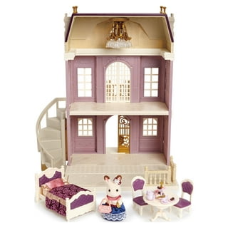  Calico Critters, Doll House Furniture and Décor, Microwave  Cabinet : Toys & Games