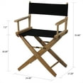 thumbnail image 6 of Extra-Wide Premium 18 in. Hardwoods Standard Height Directors Chair, 6 of 7