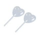 thumbnail image 1 of 50 pipetas de plástico en forma de corazón de 4 ml, adecuadas para chocolate, pasteles y fresas, 1 of 5