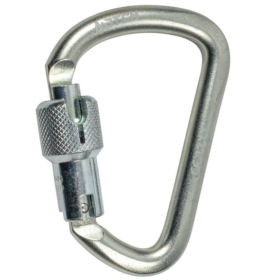 Notch Modified Steel D Carabiner - CSA certified (99565-3)