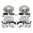 thumbnail image 3 of PowerStop Front and Rear Z23 Evolution Sport Brake Pad Rotor Drum and Shoe Kit Fits: FORD Select Models K15129DK, 3 of 10