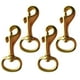 thumbnail image 1 of 4x 3/4 Pulgadas Por 2-1/5 Pulgadas, Perno Giratorio de Latón, Gancho de Seguridad, Mosquetón, Clip de , Llavero para Buceo, Cuero, Artes perfecl Swivel Eye Bolt Snap, 1 of 6