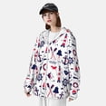 thumbnail image 3 of Kdxio Sailing Marine Travel Print Women Men Sun Protection UPF 50+ Jackets Zip Up Long Sleeve Hoodie Hiking Lightweight with Pockets, 3 of 7