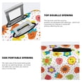 thumbnail image 3 of Disketp Cartoon Flowers Elastic Travel Luggage Cover Travel Suitcase Protective Cover For Trunk Case Apply To 18''-32'' Suitcase Cover-Small, 3 of 7