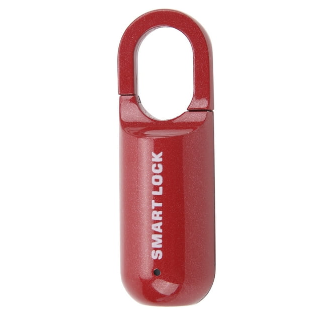 Fingerprint , 10 Pieces Fingerprint Capacity USB Charging Anti-Theft Keyless For Doors For Cabinets For Backpacks For Bicycles Black,Red