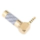 thumbnail image 5 of Conector de Repuesto en apariencia de L de 3x 2.5 Mm Conector de Soldadura Estéreo de 4 Polos CUTICAT Conector de conector de auriculares, 5 of 8