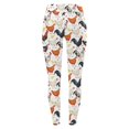 thumbnail image 5 of Bibifish Women's Graphic Yoga Pants Farm Animal Yoga Pants Chicken & Chick Print Yoga Pants Soft Farmer'S Market Charming Leggings, 5 of 5