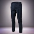 thumbnail image 2 of Men's Breathable Business Casual Pants Versatile Outdoor Comfortable Lightweight Travel Work Men's Jogging Pants Work Navy Blue Adjustable Waist, 2 of 6
