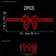 thumbnail image 3 of Luminous Bow Stickers For Windows And Living Rooms Decorative Adhesive By Yourself Wall Stickers 2pcs, 3 of 6