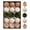 C, variant on Christmas Tree Ornaments Velvet Balls - Pack of 15pcs Shatterproof Xmas Bulbs Decorations Set, 60mm 2.36 inch