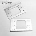 thumbnail image 1 of Aluminum 3.5 HDD Hard Disk bracket DIY Hard Disk Box Hard Disk Expansion Rack Chassis Accessories 3F sliver, 1 of 6
