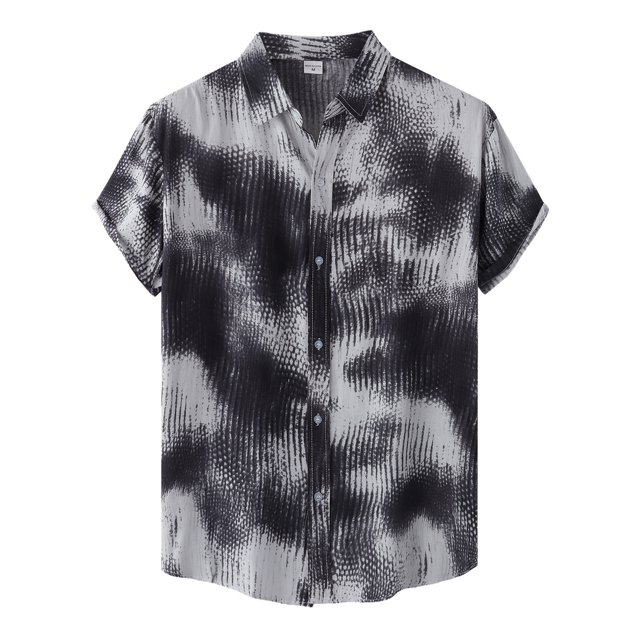 Playeras Hombre Deportivas Camisa Informal Con Estampado Floral Para Hombre, Camisa De Manga Corta Con Cuello Vuelto