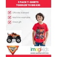 thumbnail image 4 of Camiseta Monster Jam Big Boys, paquete de 3, negro/rojo/gris, talla 14, 4 of 8