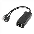 thumbnail image 1 of 2X 48V to 5V USB Interface PoE Splitter Ethernet 802.3Af /At PoE Power Supply Module for IP Camera Electronic Equipment, 1 of 7