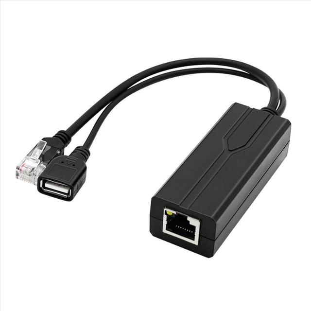 2X 48V to 5V USB Interface PoE Splitter Ethernet 802.3Af /At PoE Power Supply Module for IP Camera Electronic Equipment