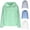 Green, variant on Lovzfmll Hoodie for Women, UPF 50  Sun Protection Zip Up Jacket, Lightweight Casual Sun Hoodie for Summer Fall