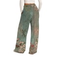 thumbnail image 6 of Bovemsi Wide Leg Pants Woman Women's Summer Leisure Fashion Lacing Solid Color Waist Casual Travel Pants, 6 of 9
