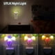 thumbnail image 4 of 2 Pack Plug In Led Mushroom Night Light Lamp With Dusk To Dawn Sensor Cut Color Changing Bed Nightlight Led Wall Light, 4 of 5