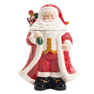 Pfaltzgraff Winterberry 19-inch Snowman with LED Light Cookie Jar