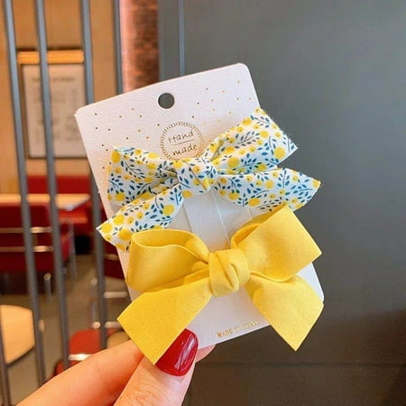 

Esho Children Girls Floral Bowknot Hairpin Clip Cute Hair Clips Hair Accessories
