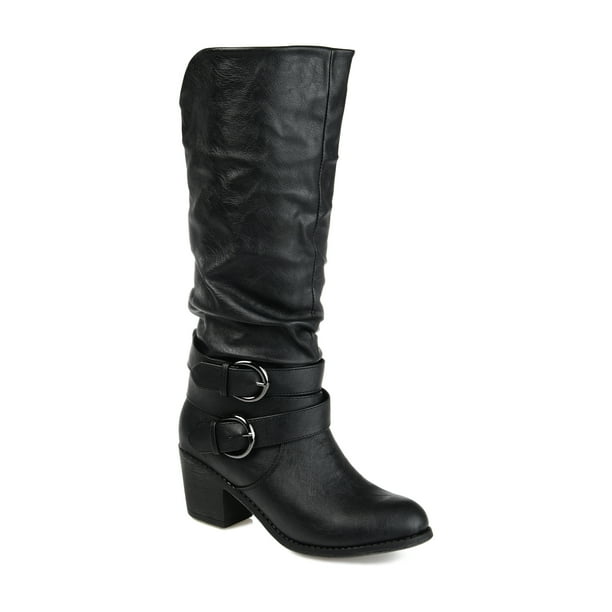 wide calf slouch boots for women
