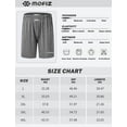thumbnail image 2 of MoFiz US Men’s Plus Size Lightweight Elastic Drawstring Pajama Shorts with Pockets, 2 of 5