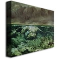 thumbnail image 2 of Trademark Fine Art "The Wave, After 1870" Canvas Wall Art by Gustave Courbet, 2 of 2
