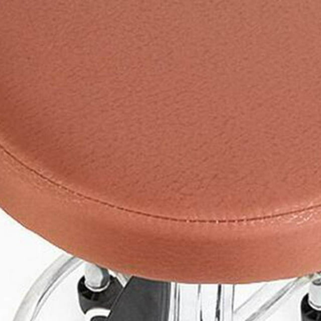 serony Housse de Tabouret de Bar Surface Lisse Housse de Siège Rond Housse de Siège Ronde Housse de Siège de Chaise Ronde Salon Marron_30x10cm