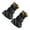 Marron Noir, variante sur lionlar Jambières Matelassées d'Hiver pour Femmes pour Dame Chaussettes Longues Douces pour Escalade Blanc