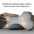 thumbnail image 4 of Memory Foam Lumbar Support Pillow, Back Support Pillow for Lower Back Pain Relief, Lumbar Pillow Memory Foam Waist Support Cushion Back Pillow for Sleeping Driving Resting, 4 of 7
