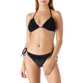 thumbnail image 3 of Relleciga Women's Ruffle Triangle Bikini Top with Bottom String Halter Two Piece Bathing Suits, 3 of 8