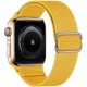 thumbnail image 5 of 4 Pack Stretch Nylon Elastic Straps Compatible with Apple Watch 7 8 SE 42/44/45mm, Adjustable Soft and Comfortable Braided Sport Women Men Strap for i, 5 of 5