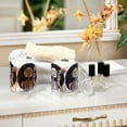 thumbnail image 4 of Yayeee 4 Pack Qtip Holder Bathroom Cotton Swab Canister with Lid Clear Dispenser Set, White Skeleton, 4 of 6