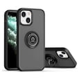 thumbnail image 4 of iPhone 13 Ring Standing Case Rotate Ring Stand, Armor Style, Impact-Resistant, Shock Absorbing (Black), 4 of 4
