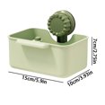thumbnail image 3 of Suction Cup Kitchen Storage Multifunctional Sink Basket Cloth Basket Sponge Organizer Wall Mounted Non Perforated, 3 of 5