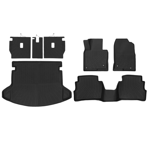 golytefs Car Floor Mats Cargo Liner Trunk Pad Full Coverage Set for Mazda Cx-5 2017-2025