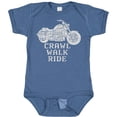 thumbnail image 3 of Inktastic Crawl Walk Ride Motorcycle Boys or Girls Baby Bodysuit, 3 of 5