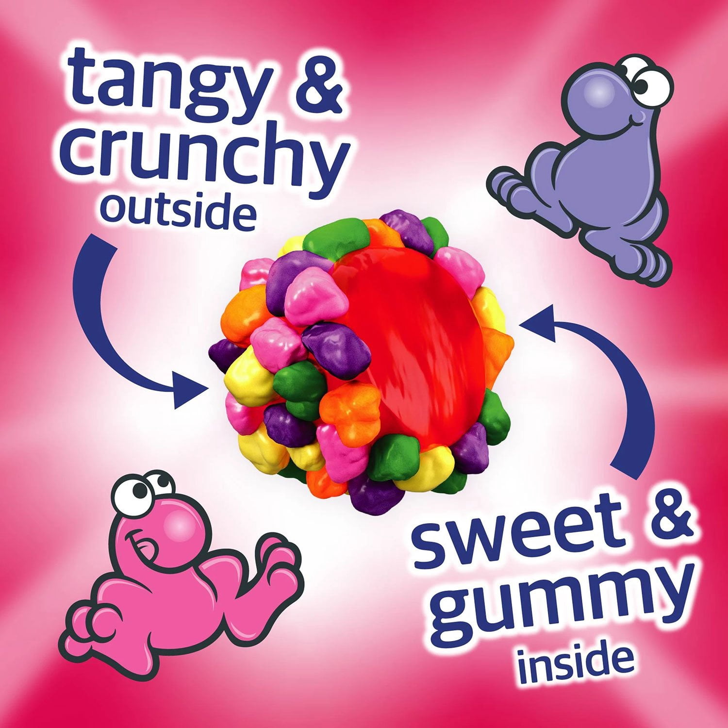 Nerds Gummy Clusters Candy, Party Size 32 oz. – Fruity, Tangy, Crunchy Sweet Treat