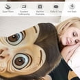 thumbnail image 3 of WERPE Monkey Blanket for Monkey Lovers - Crib Size - Soft Fuzzy Cozy Blanket Gift - Black Cute Throw Blanket for Couch, Chair, Office White, 3 of 6