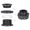 thumbnail image 4 of Uxcell G1-1/2 Thread Bulkhead Tank Adapter with Plug Fitting 1 Set, 4 of 5