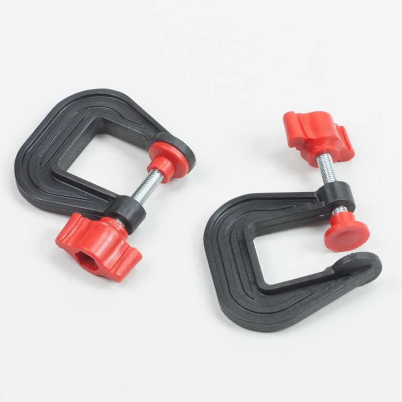 Mini 1 Inch Opening C Clamps Set of 2 Mascot Precision Tools