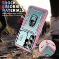 thumbnail image 6 of ELEHOLD Case for Samsung Galaxy S26 Ultra, Slide Camera Cover, Rugged Shockproof Case with 360° Ring Kickstand, Tempered Glass Screen Protector Included,F, 6 of 9
