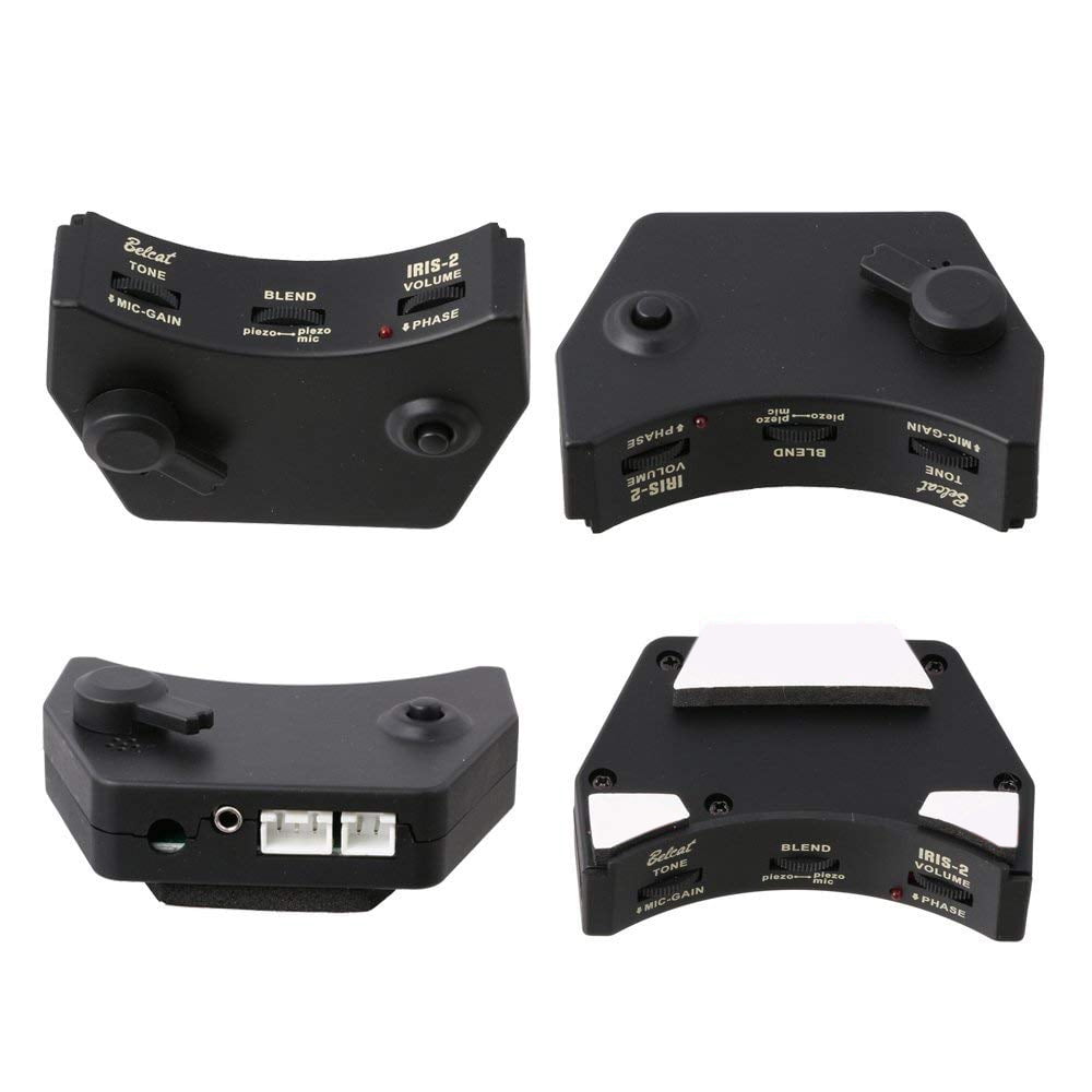 IRIS-2 Sound Hole Control Preamp Guitar Pickup Piezo Pickup System for Acoustic Folk Guitar