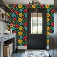 thumbnail image 6 of Peel and Stick Wallpaper Contact Paper Floral Daisy Modern Red Yellow Blue Daisies Red Flowers Yellow Flowers Self Adhesive and Removable 17.7in x 118in, 6 of 8