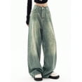 thumbnail image 5 of EMMIOL Women's Baggy Jeans High Waist Barrel Jeans Y2K Vintage Wide Leg Fit Jeans 90s Boyfriend Streetwear Denim Pants, 5 of 6