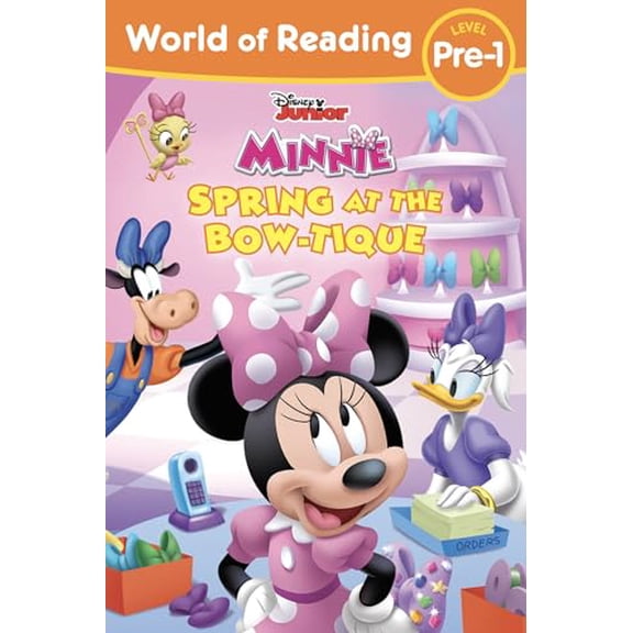 Pre-Owned World of Reading Disney Junior Minnie Spring at the Bow-tique, 9781368093019, 1368093019, Paperback,