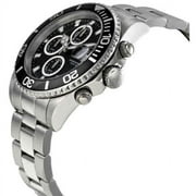 Men's 45mm Pro Diver Black Chronograph Dial Stainless Steel Watch 1003
