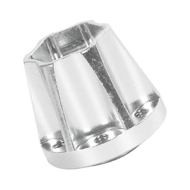 4PCS Moyeux Hexagonaux de Roue pour Roue RC 1:10 Roue Jante Hexagonale Roue Crawler 1.9 "2.2" Jantes 18.4mm Argent
